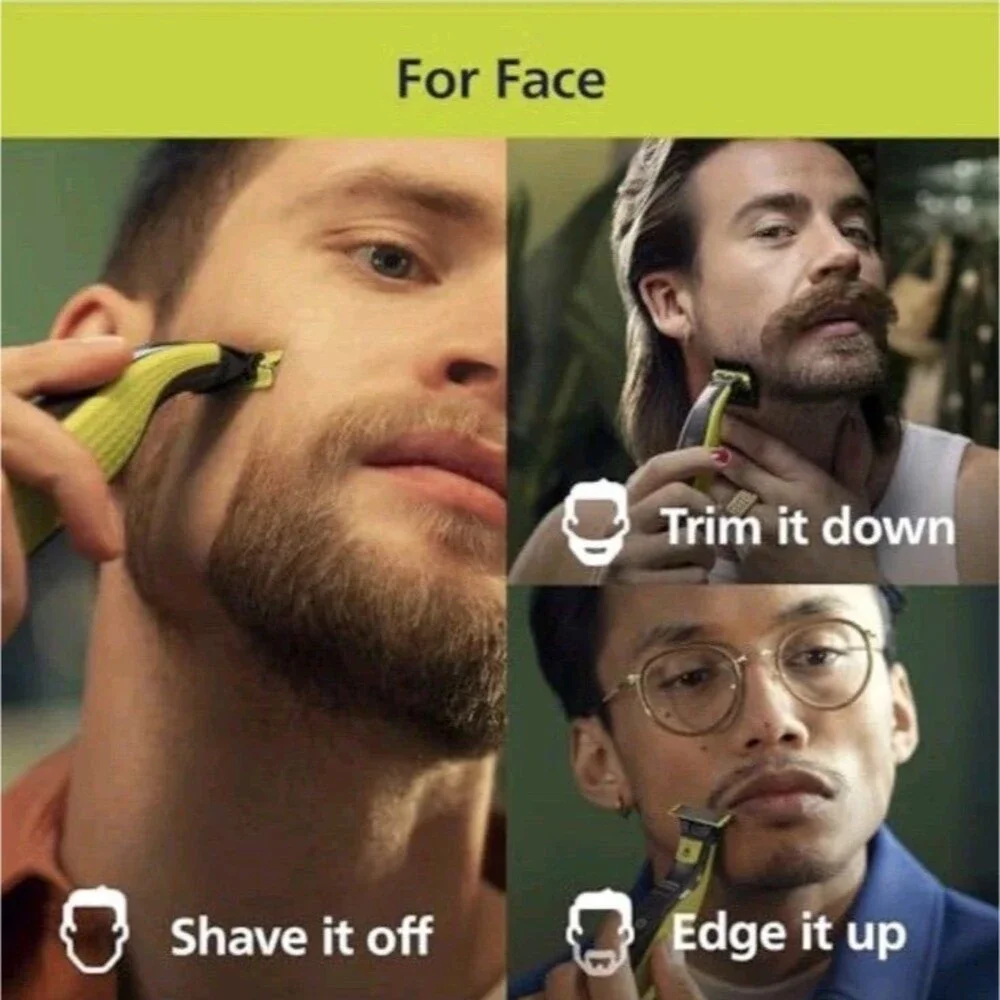 Philips Norelco OneBlade 360 Blade Face + Body Shaver QP2834/90 New Open Box